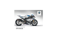 BMW HP4 Race - Navod na pouzivanie SK 2012